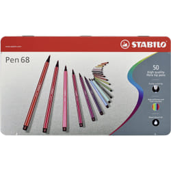 STABILO Pen 68 marcatore Colori assortiti 50 pz