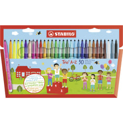 STABILO Trio A–Z marcatore Fine Multicolore 30 pz