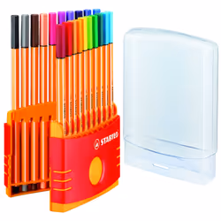 STABILO Point 88, Multi, Multicolore, 0,4 mm, Germania, 222 g, 173 mm