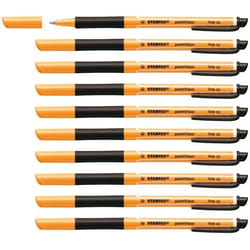 STABILO pointVisco Penna in gel con cappuccio Fine Nero 10 pz