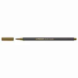 STABILO Pen 68 metallic, Medio, 1 colori, Oro, Tipo di punta, 1,4 mm, Nero, Oro