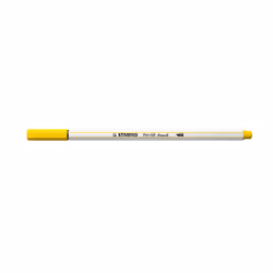 STABILO Pen 68 brush marcatore Medio Giallo 1 pz