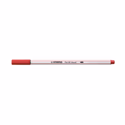 STABILO Pen 68 brush marcatore Medio Rosso 1 pz