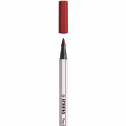STABILO Pen 68 brush, 1 colori, Viola, Punta del pennello, Fibra, Viola, Bianco, Esagonale