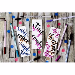 STABILO Pen 68 brush marcatore Blu 1 pz