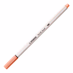 STABILO Pen 68 brush, 1 colori, Beige, Punta del pennello, Fibra, Beige, Bianco, Esagonale