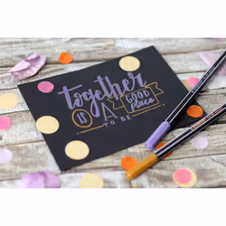 STABILO Pen 68 metallic marcatore Medio Rame, Oro, Blu metallizzato, Verde metallizato, Rosa metallizzato, Viola metallico, Argento 8 pz - Vista aggiuntiva 4