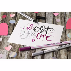 STABILO Pen 68 brush marcatore Multicolore 25 pz