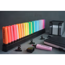 STABILO Evidenziatore - BOSS ORIGINAL Desk-Set 50 Years Edition - 23 Colori assortiti 9 Neon + 14 Pastel - Vista aggiuntiva 8