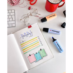 STABILO Boss Original Pastel evidenziatore 1 pz Punta smussata Arancione - Vista aggiuntiva 8