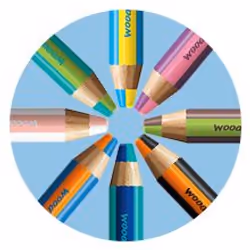 STABILO woody 3 in 1 duo Multicolore 6 pz - Vista aggiuntiva 5