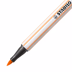 STABILO Pen 68 brush marcatore Arancione 1 pz