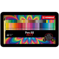 STABILO Pen 68 ARTY marcatore Medio Multicolore 65 pz