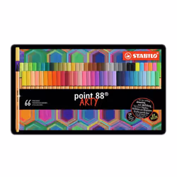 STABILO point 88 ARTY, Multicolore, Multicolore, Esagonale, Metallo, 0,4 mm, Germania