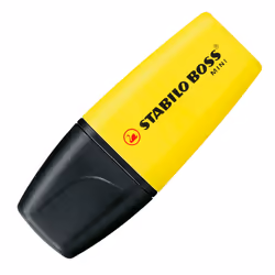 STABILO BOSS Mini evidenziatore 3 pz Punta smussata Verde, Arancione, Giallo