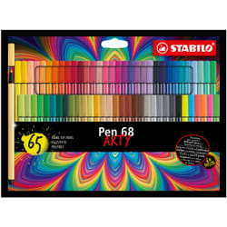 STABILO Pen 68 ARTY marcatore Multicolore 65 pz