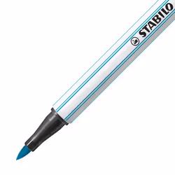 STABILO Pen 68 brush marcatore Azzurro 1 pz