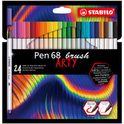 STABILO Pen 68 brush ARTY marcatore Colori assortiti 24 pz