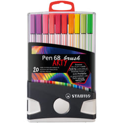 STABILO Pen 68 brush ARTY marcatore Colori assortiti 20 pz