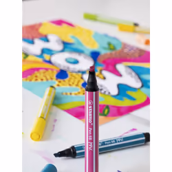 STABILO Pen 68 MAX marcatore Nero, Blu, Rosso 4 pz - Vista aggiuntiva 7