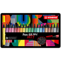 STABILO Pen 68 MAX marcatore Colori assortiti 20 pz