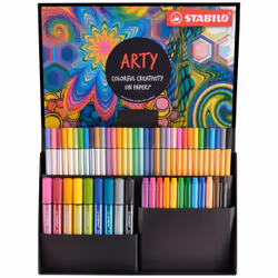 STABILO ARTY Creative Set, 55 pz, Multicolore