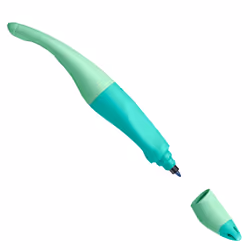 STABILO EASYoriginal, Penna stick a sfera, Colore menta, Blu, Mancino, 16 mm, 90 mm