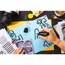 STABILO BOSS ORIGINAL evidenziatore 1 pz Punta smussata Nero - Vista aggiuntiva 5