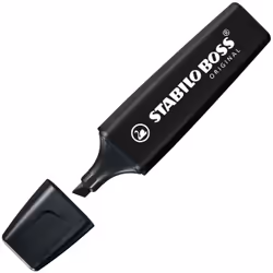 STABILO BOSS ORIGINAL, 10 pz, Nero, 18 anno/i, Punta smussata, Nero, Plastica