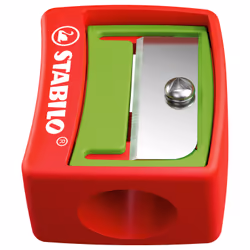 STABILO woody 3 in 1 Temperamatite manuale Rosso - Vista aggiuntiva 4