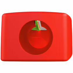 STABILO woody 3 in 1 Temperamatite manuale Rosso - Vista aggiuntiva 5