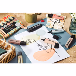 STABILO BOSS ORIGINAL NatureColors evidenziatore 4 pz Punta smussata Nero, Bronzo, Marrone, Verde - Vista aggiuntiva 6