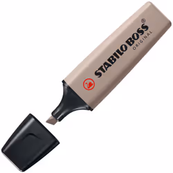 STABILO BOSS ORIGINAL NatureColors evidenziatore 4 pz Punta smussata Beige, Nero, Verde, Grigio chiaro - Vista aggiuntiva 4