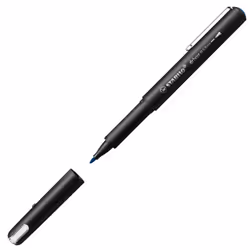 STABILO dr!ver, Blu, Medio, Nero, Inchiostro a base di acqua, 0,8 mm, Metallo