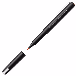 STABILO dr!ver, Rosso, Medio, Nero, Inchiostro a base di acqua, 0,8 mm, Metallo