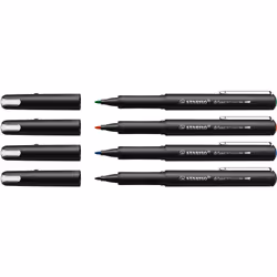 STABILO dr!ver penna tecnica Medio Nero, Blu, Verde, Rosso 4 pz