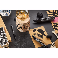STABILO FREE Acrylic evidenziatore 5 pz Nero, Blu, Carmine, Turchese, Giallo - Vista aggiuntiva 6