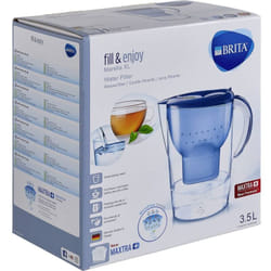 Brita Marella XL Caraffa filtrante 3,5 L Blu, Trasparente
