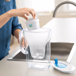 Brita 1051367 Filtraggio acqua Bottiglia per filtrare l'acqua 2,4 L Verde, Trasparente - Vista aggiuntiva 5