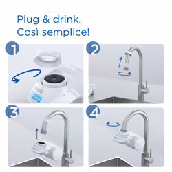 Brita Sistema filtrante dell'acqua ON TAP Pro V-MF con 1x filtro (600L) - per acqua priva di batteri al 99,99% & gusto migliore - Vista aggiuntiva 7