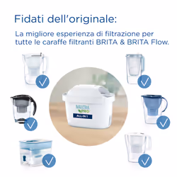 Brita Filtro per acqua MAXTRA PRO All-in-1 Pacchetto di risparmio annuale da 12 filtri - NUOVO MAXTRA+ - Riduce impurità, cloro, pesticidi e calcare per acqua del rubinetto dal gusto migliore - Vista aggiuntiva 5