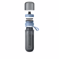 Brita 1052248 Filtraggio acqua Bottiglia per filtrare l'acqua 0,6 L Blu, Grigio - Vista aggiuntiva 4