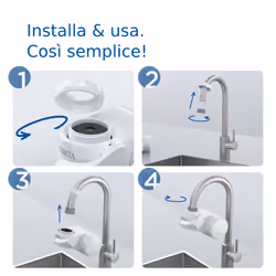 Brita Sistema filtrante per acqua ON TAP V incluso 1x filtro V - per acqua sostenibile dal gusto migliore direttamente dal rubinetto - Vista aggiuntiva 7