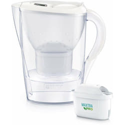 Brita - Caraffe - Caraffa filtrante Marella Cool Memo, volume 2,4 l, 3x filtri Maxtra Pro, bianco 1052791