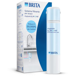 Brita - Sistema filtrante mypure slim v-mf incl. 1x filtro (8000L) - sistema sottolavello per il tuo rubinetto per acqua buona e priva di batteri al