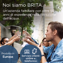 Brita Caraffa filtrante acqua Style Essential Stone Blue (2.4L) incl. 3x filtro MAXTRA PRO PURE PERFORMANCE che riduce cloro, calcare, PFAS e metalli - Adatta alla porta del frigorifero, con indicatore LED - Vista aggiuntiva 8