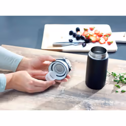 Leifheit 03243 tazza da viaggio 350 ml Nero Acciaio inox - Vista aggiuntiva 4