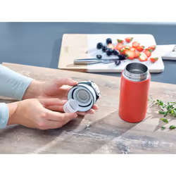 Leifheit 03245 tazza da viaggio 350 ml Nero, Rosso Acciaio inox - Vista aggiuntiva 5