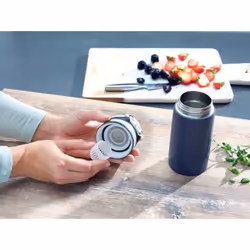 Leifheit 03247 tazza da viaggio 350 ml Nero, Blu Acciaio inox - Vista aggiuntiva 5