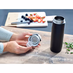 Leifheit 03271 tazza da viaggio 600 ml Nero Acciaio inox - Vista aggiuntiva 4